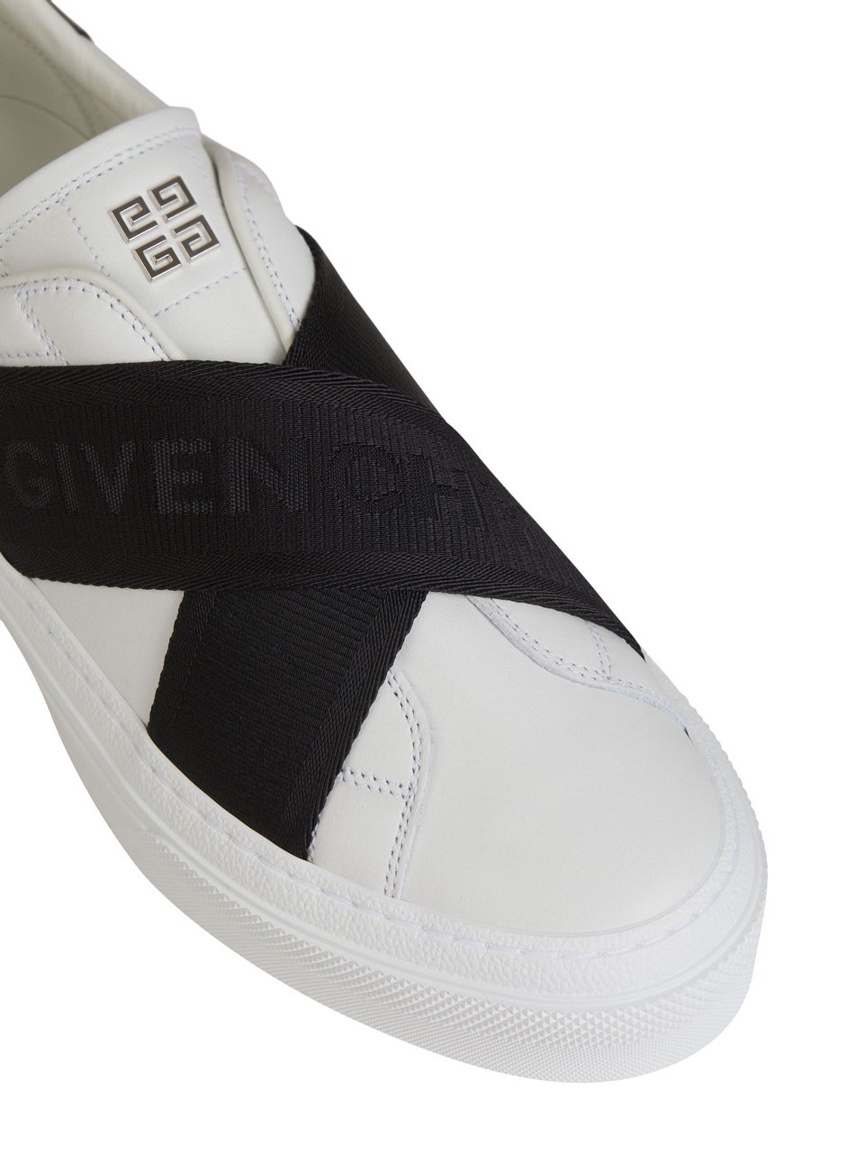 Givenchy Logo 4G Leather Sneakers Wit