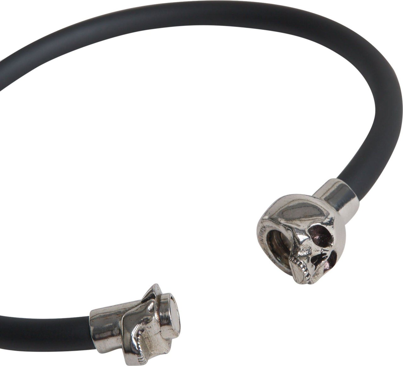 Alexander McQueen Skull Cord Bracelet Zwart