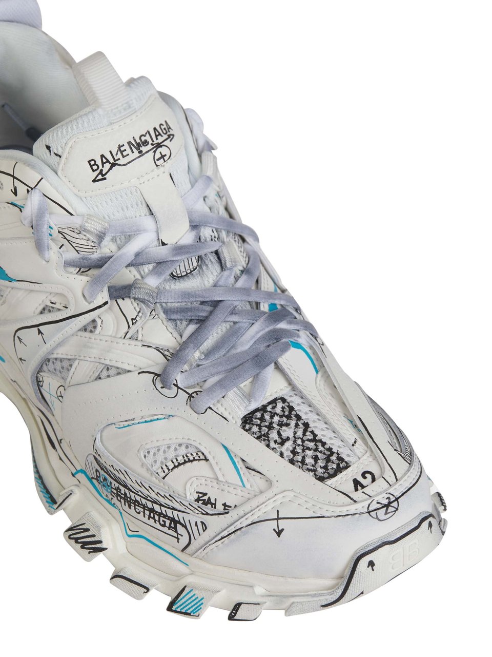 Balenciaga Sneakers Track Graffiti Wit
