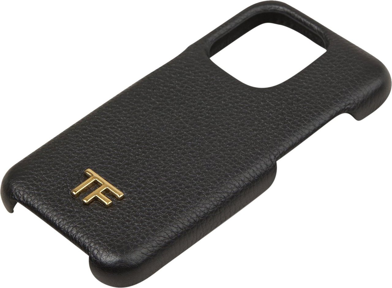 Tom Ford iPhone 14 Logo Case Zwart