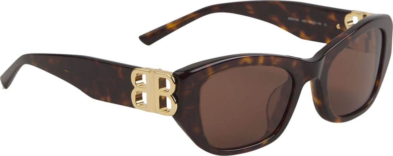 Balenciaga Rectangular Sunglasses Bruin