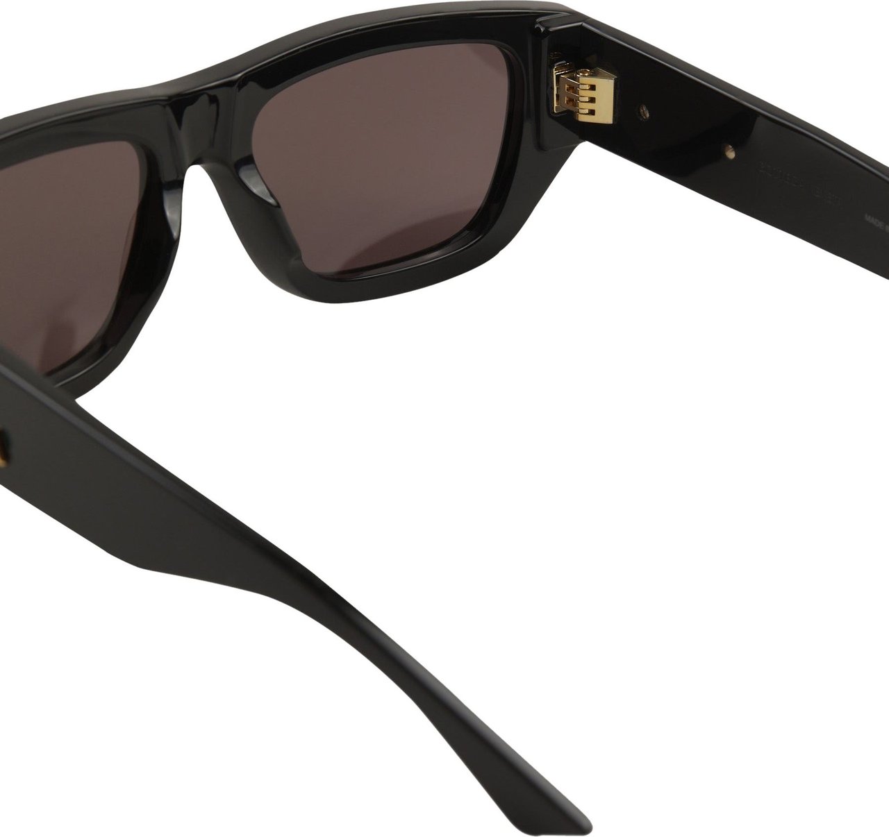 Bottega Veneta Bolt Rectangular Sunglasses Zwart