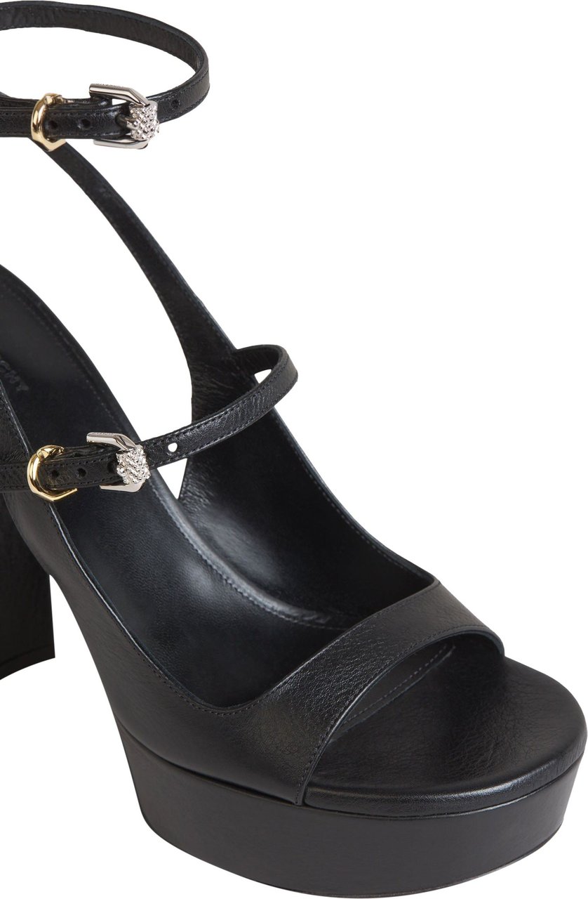Givenchy Voyou Platform Sandals Zwart