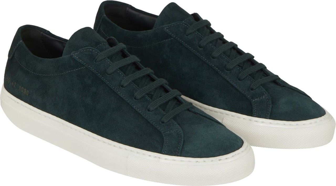 Common Projects Achilles Suede Sneakers Groen