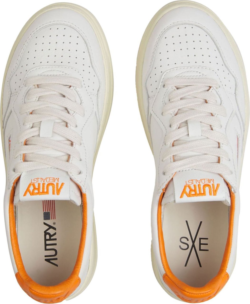 Autry Sneakers Medalist Low Oranje