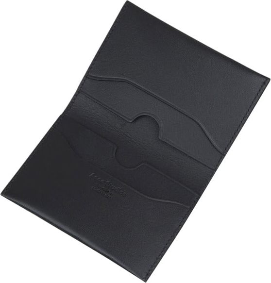 Acne Studios Logo Folding Card Holder Zwart