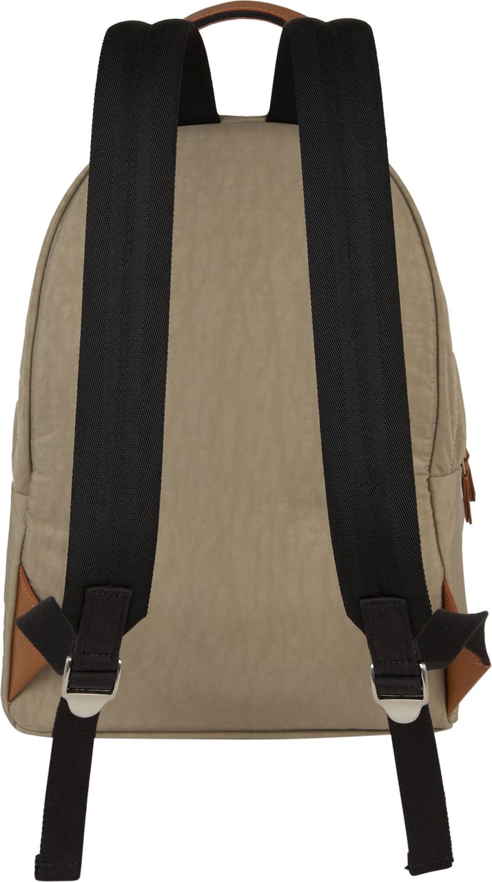 Palm Angels Logo Patch Backpack Beige