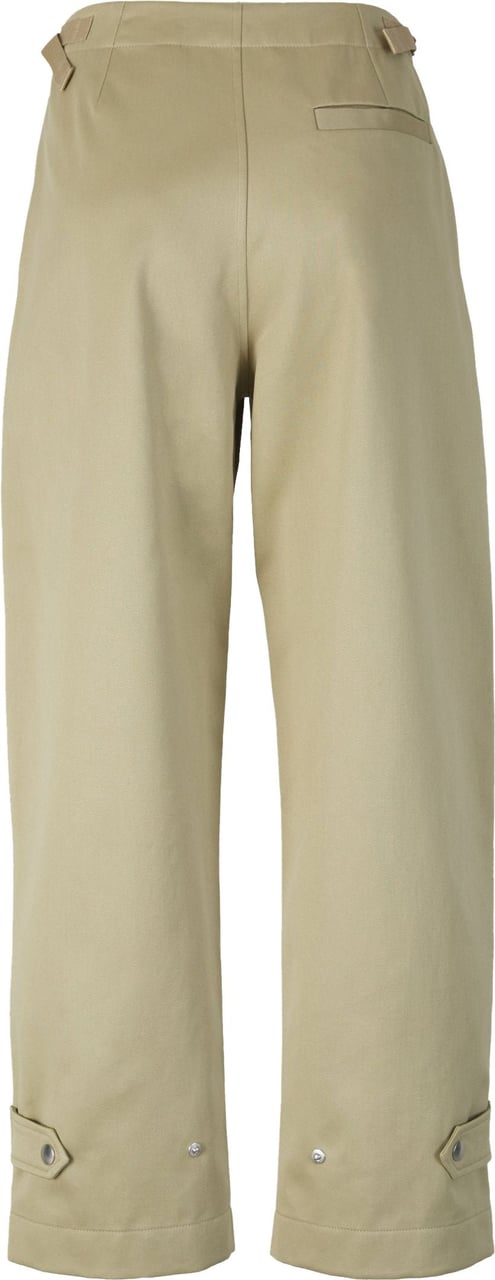 Burberry Straight Cotton Pants Taupe