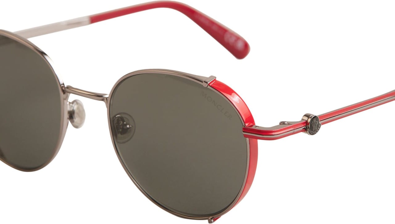Moncler Round Sunglasses Rood