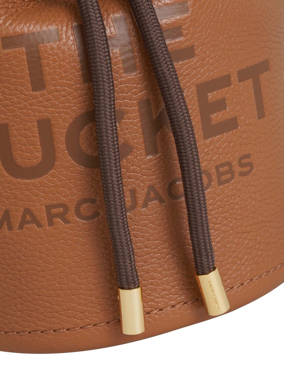 Marc Jacobs Leather Bucket Bag Bruin
