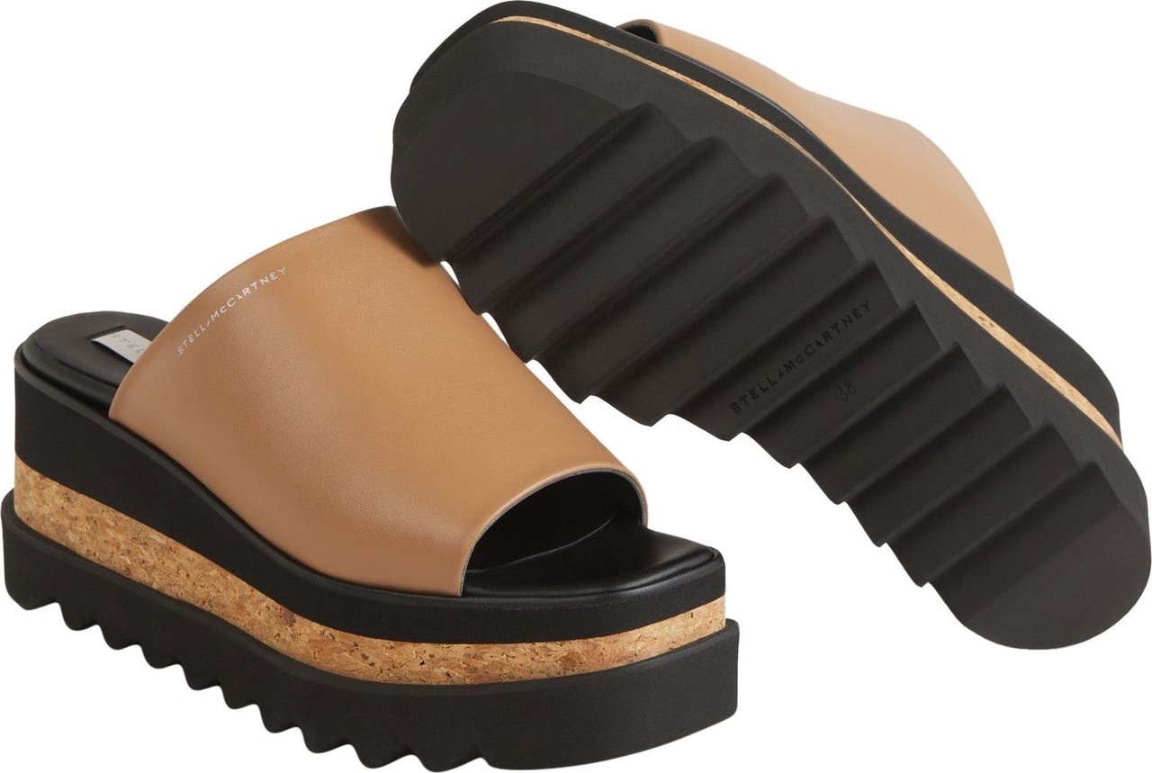 Stella McCartney Sneak-Elyse Platform Sandals Bruin