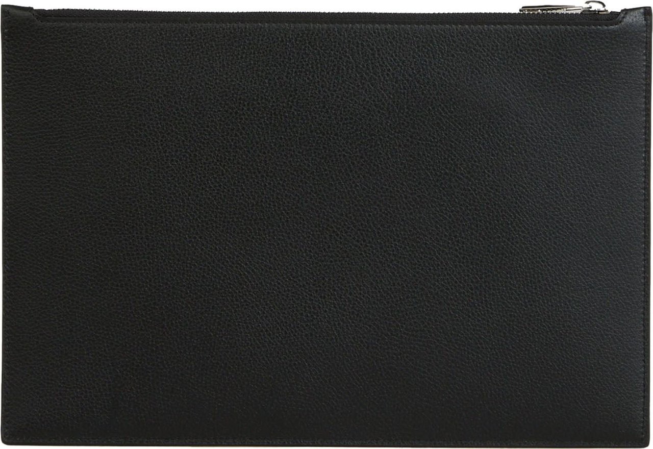 Alexander McQueen Leather Tablet Case Zwart