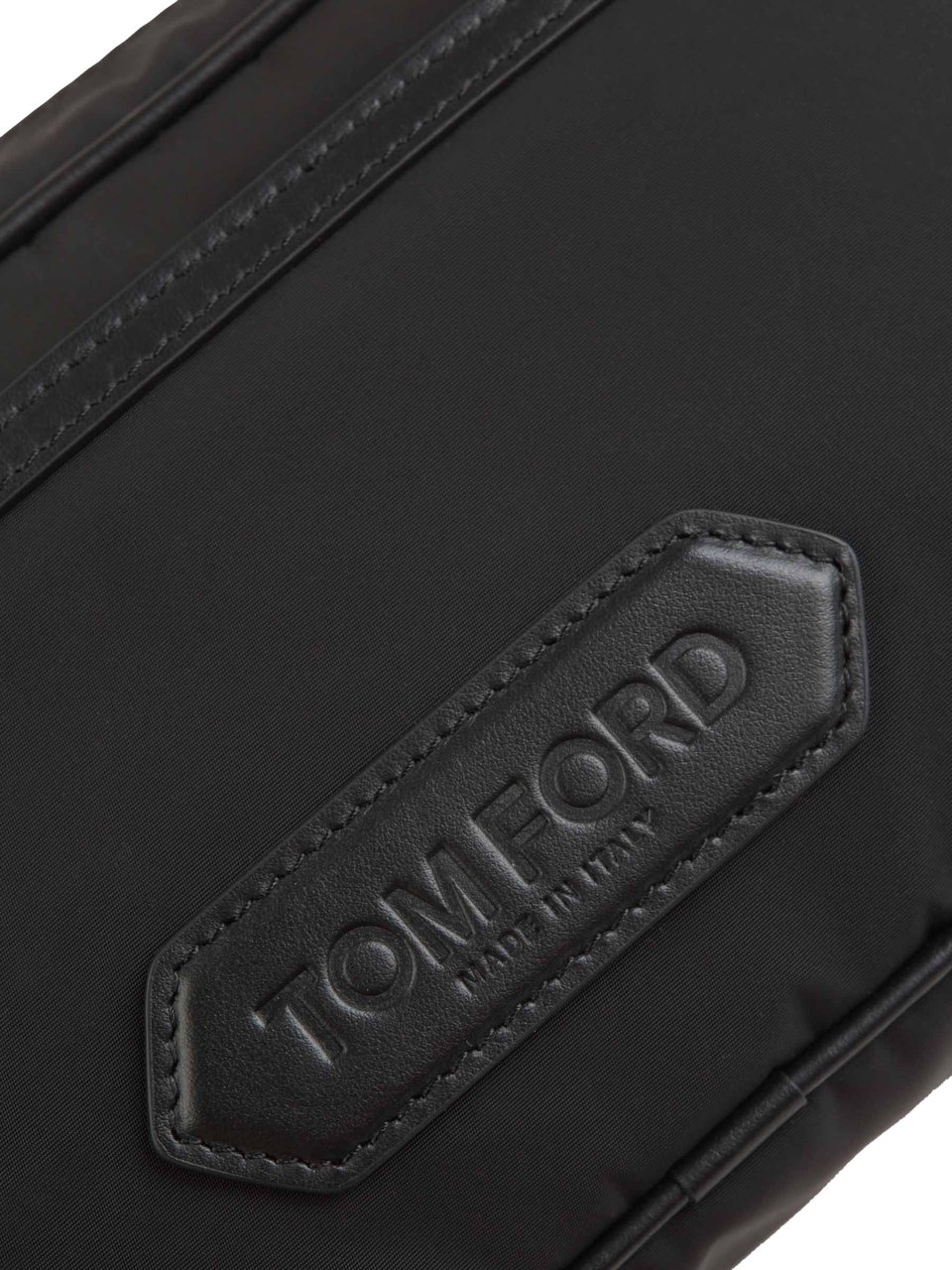 Tom Ford Logo Pocket Toiletry Bag Zwart