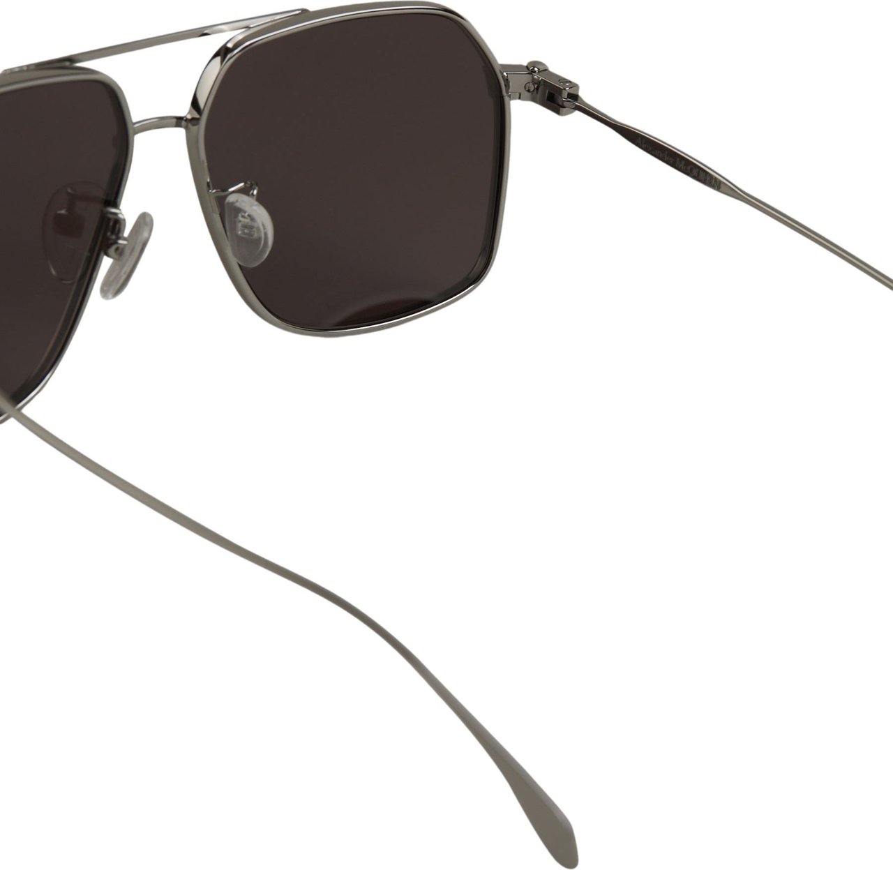 Alexander McQueen Metal Sunglasses Zilver