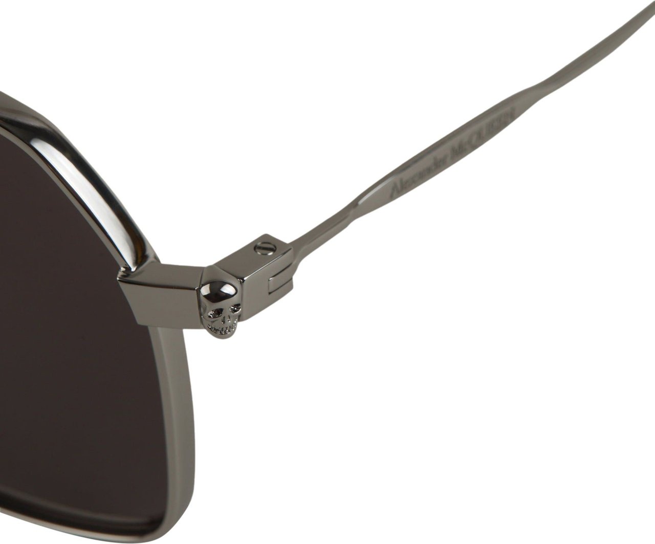 Alexander McQueen Metal Sunglasses Zilver