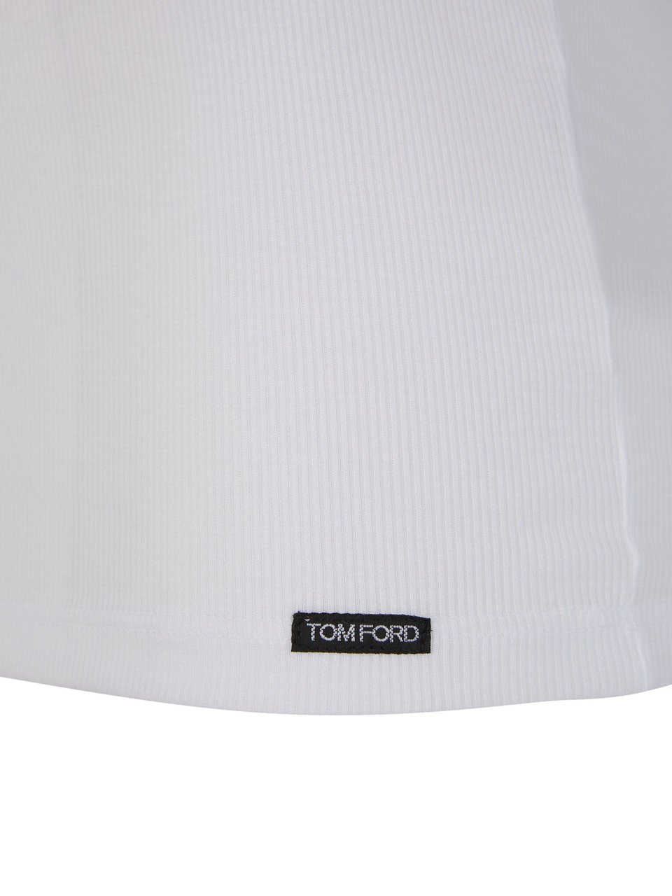 Tom Ford Plain Sleeveless T-Shirt Wit