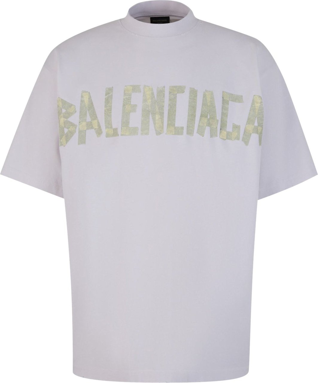 Balenciaga Logo Printed T-Shirt Grijs