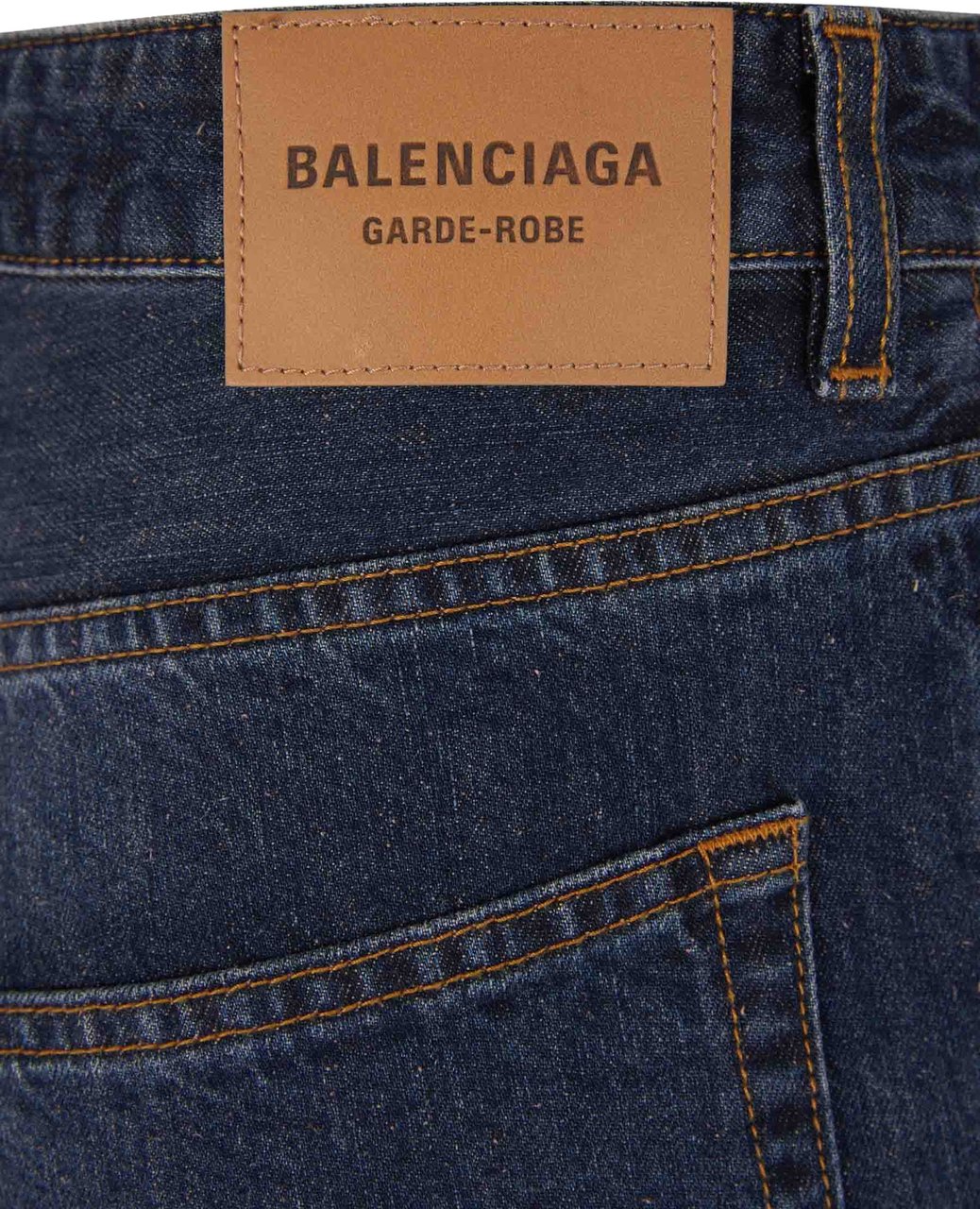 Balenciaga Cotton Flare Jeans Blauw