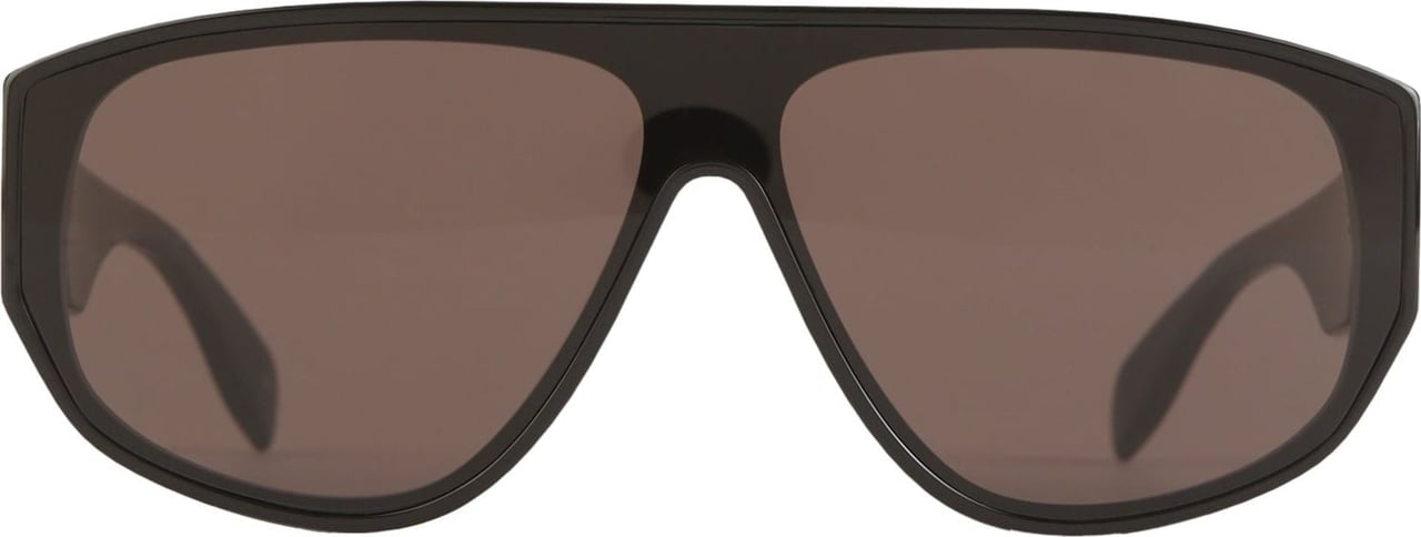Alexander McQueen Graffiti Logo Sunglasses Zwart