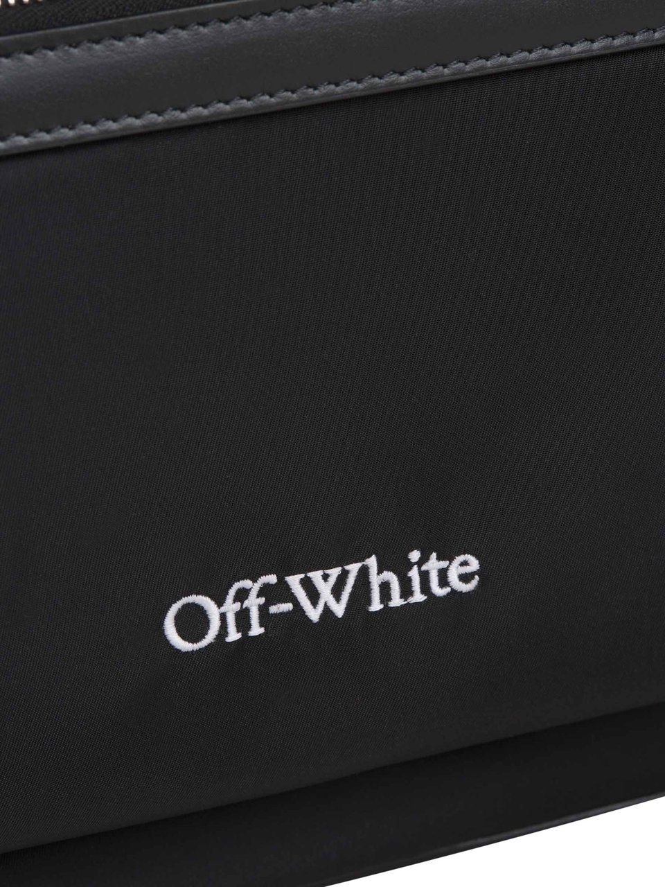 OFF-WHITE Embroidered Logo Backpack Zwart