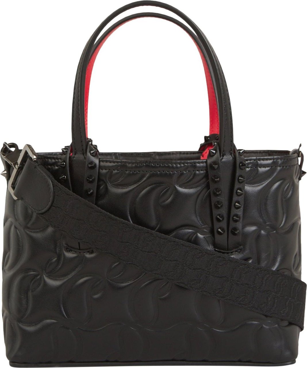 Christian Louboutin Leather Hand Bag Zwart