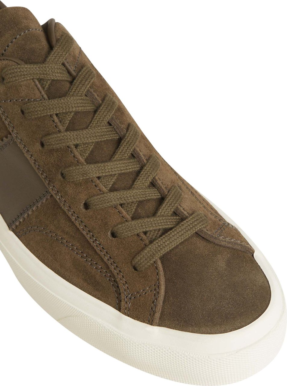 Tom Ford Suede Leather Sneakers Groen