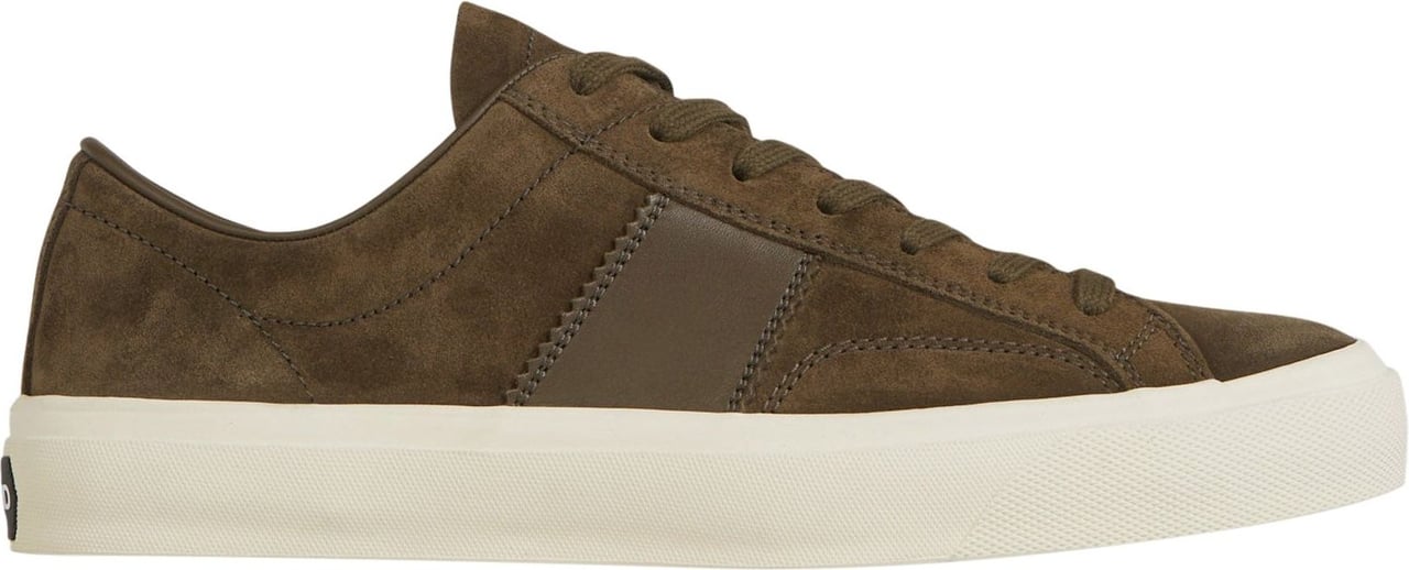 Tom Ford Suede Leather Sneakers Groen