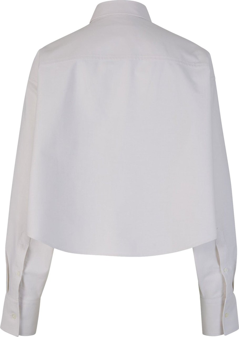 AMI Paris Short Oversized Shirt Beige