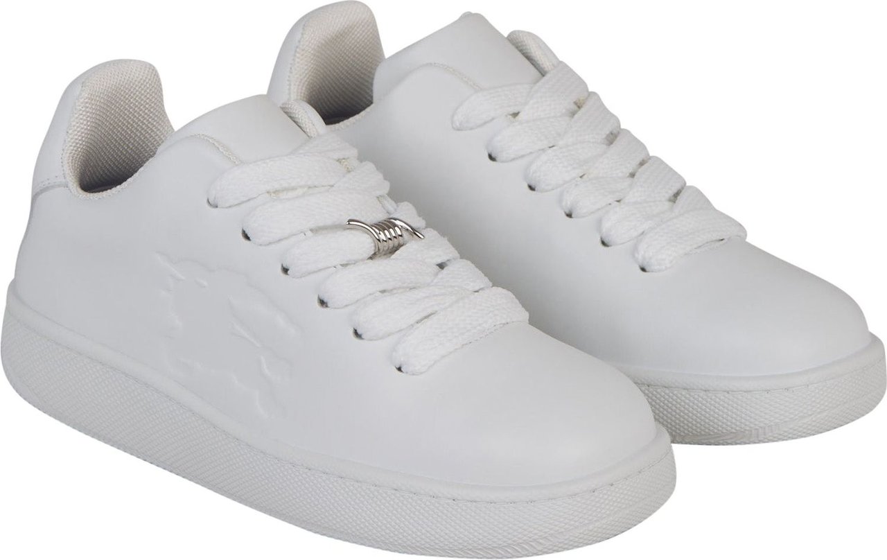 Burberry Leather Box Sneakers Wit