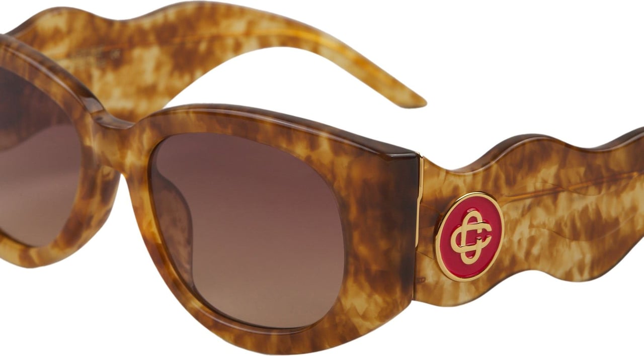 Casablanca Logo Sunglasses Bruin