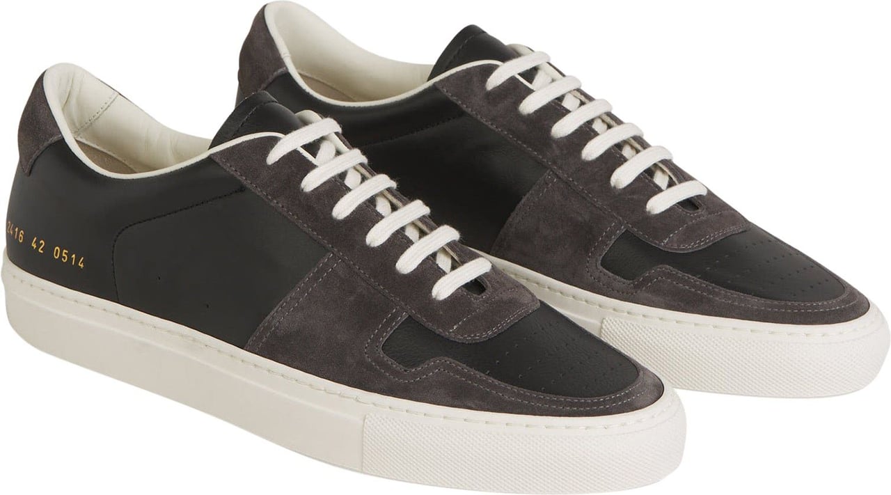 Common Projects Leather Sneakers Zwart