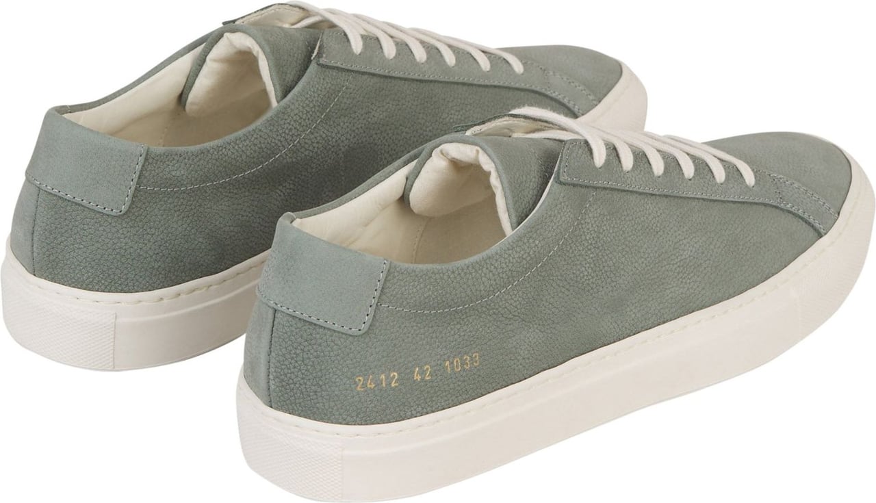 Common Projects Leather Achilles Sneakers Groen