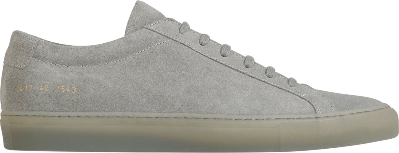 Common Projects Leather Achilles Sneakers Grijs