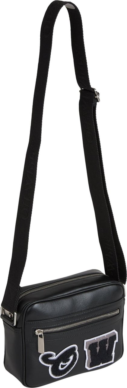OFF-WHITE Varsity Crossbody Bag Zwart