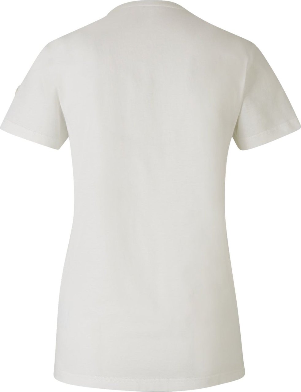 Moncler Patch Cotton T-Shirt Wit