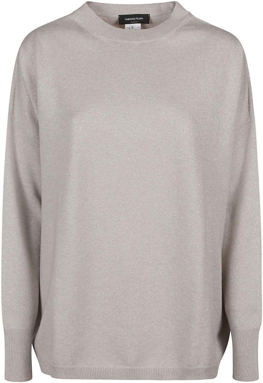 Fabiana Filippi Round Neck Sweater Nude & Neutrals Beige