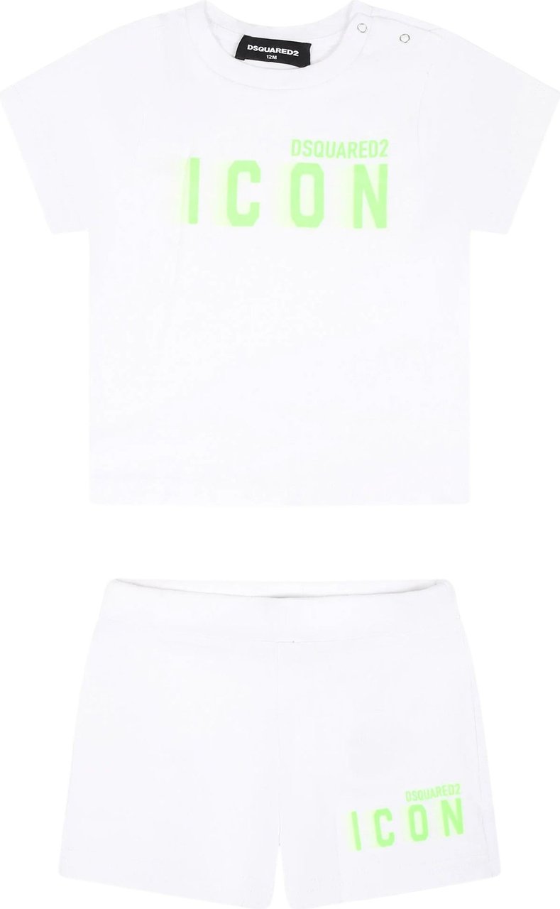 Dsquared2 Icon-Set Overalls Wit