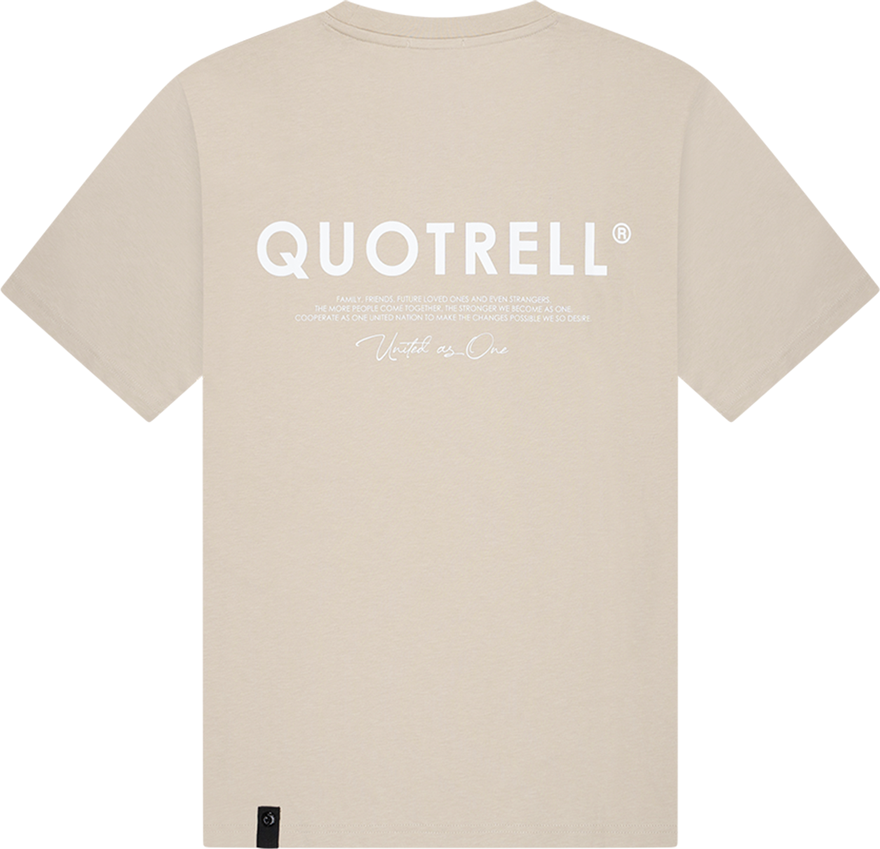 Quotrell Jaipur T-shirt | Beige/white Beige
