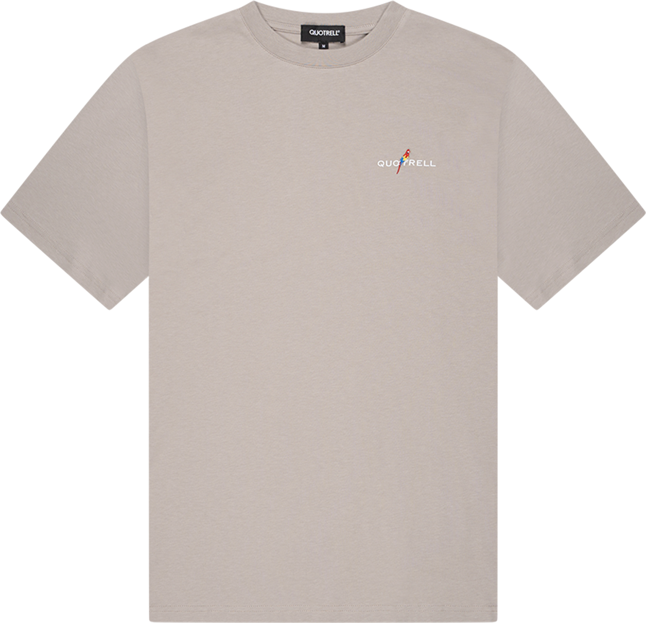 Quotrell Resort T-shirt | Taupe/off White Taupe