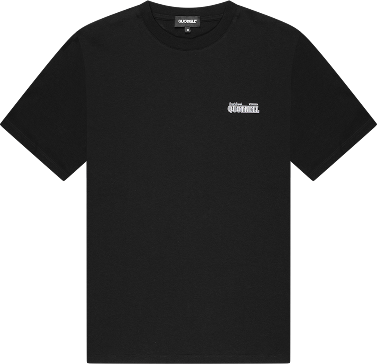 Quotrell Venezia T-shirt | Black/white Zwart