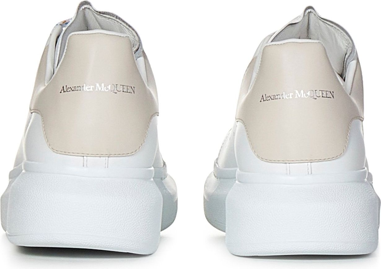 Alexander McQueen Heren Oversized Sneaker Wit/Beige Wit