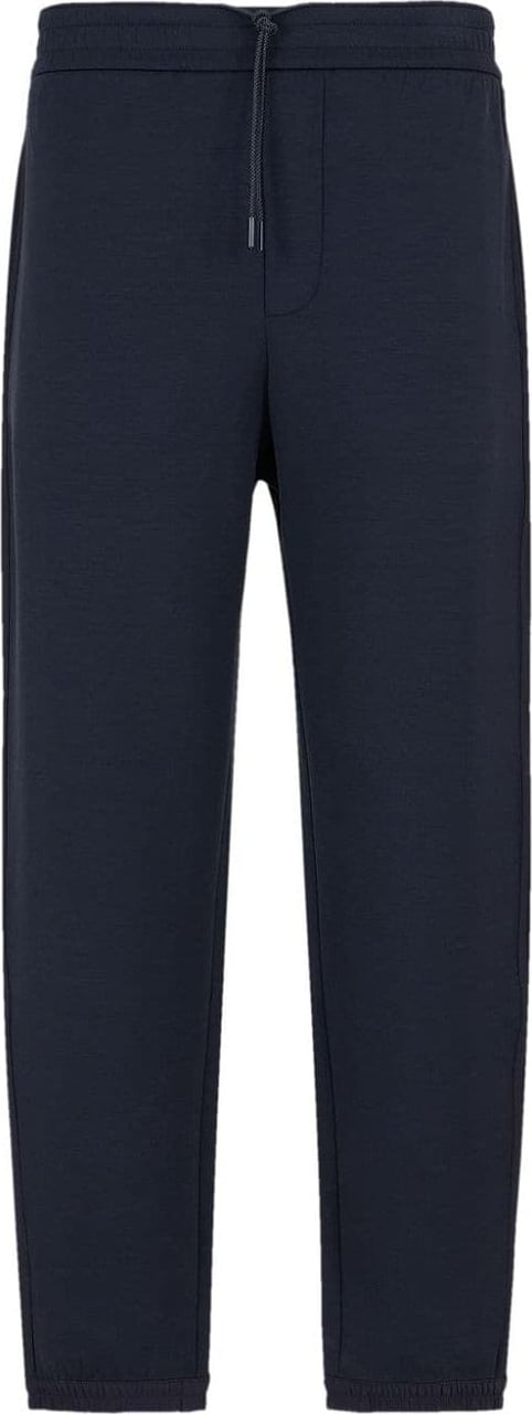 Emporio Armani Travel Essential Navy Blue Trousers Blue Blauw