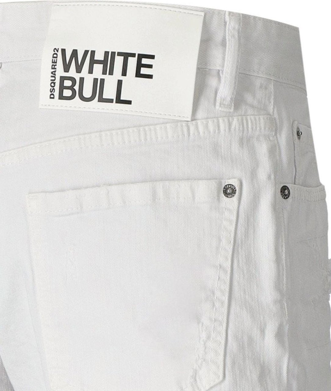 Dsquared2 Bull Marine White Bermuda Shorts White Wit