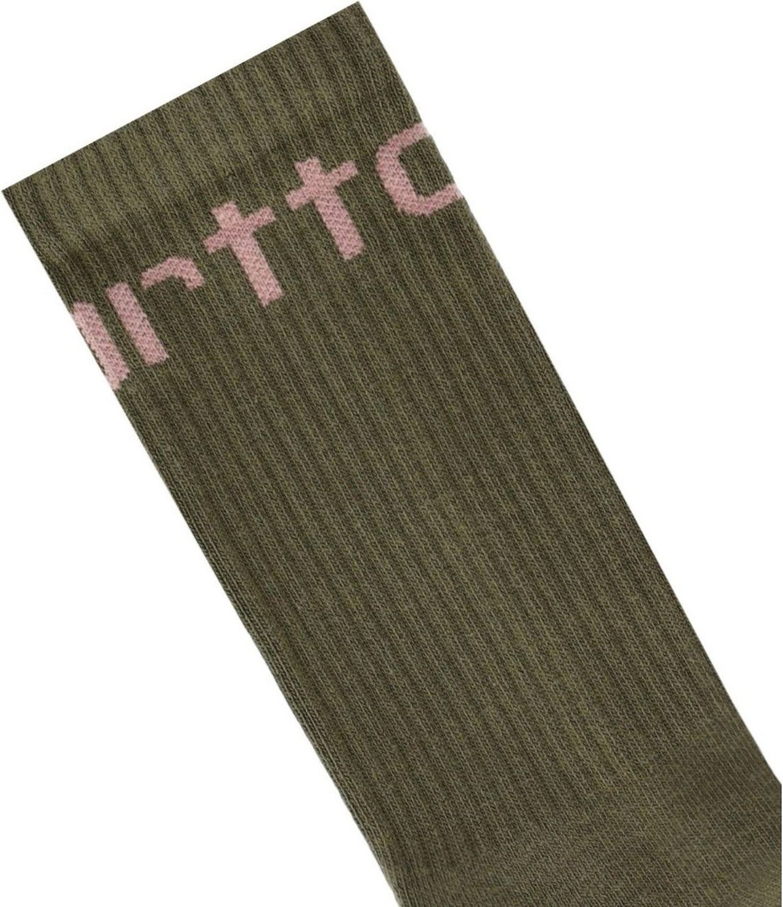 Carhartt Wip Military Green Socks With Logo Green Groen