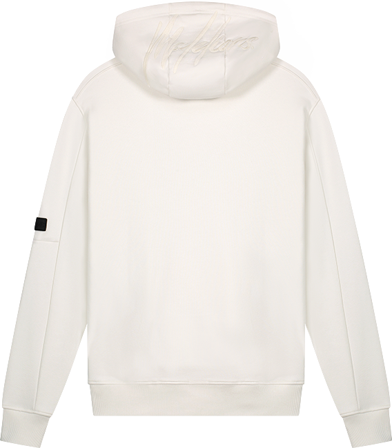 Malelions Malelions Men Cargo Hoodie - Off-White Wit