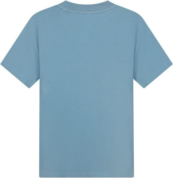 Malelions Malelions Men Destroyed Signature T-Shirt - Slate Blue/Cement Grijs