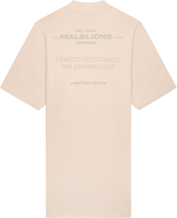 Malelions Malelions Women Members T-Shirt Dress - Beige Beige