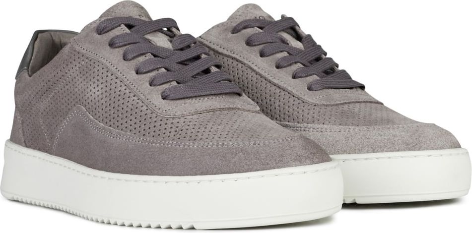 Filling Pieces Low Top Mondo Perforated Sneakers Grijs