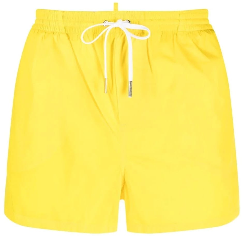 Dsquared2 Icon Logo Swim Shorts Geel