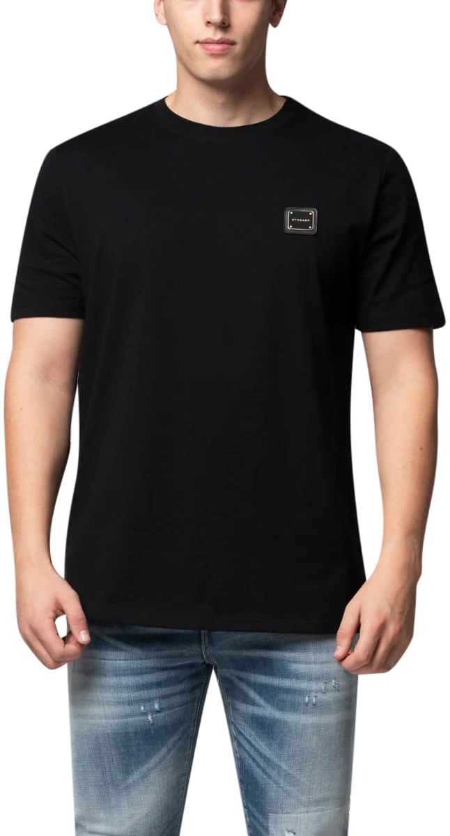 My Brand Essential Pique T-Shirt Heren Zwart Zwart